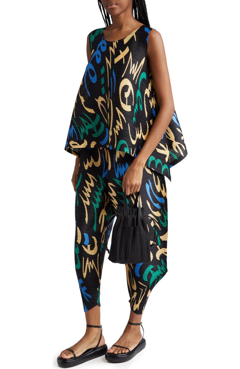 Pleats Please Issey Miyake Pleated Tote Bag, Alternate, color,