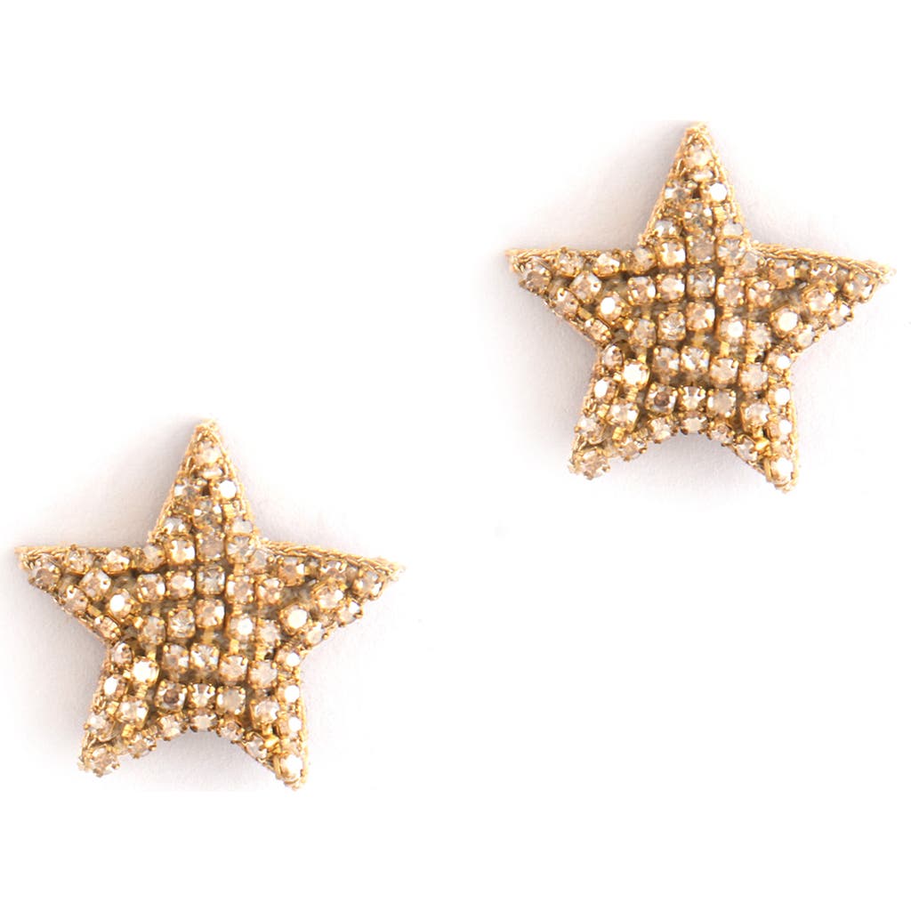Deepa Gurnani Loris Star Stud Earrings