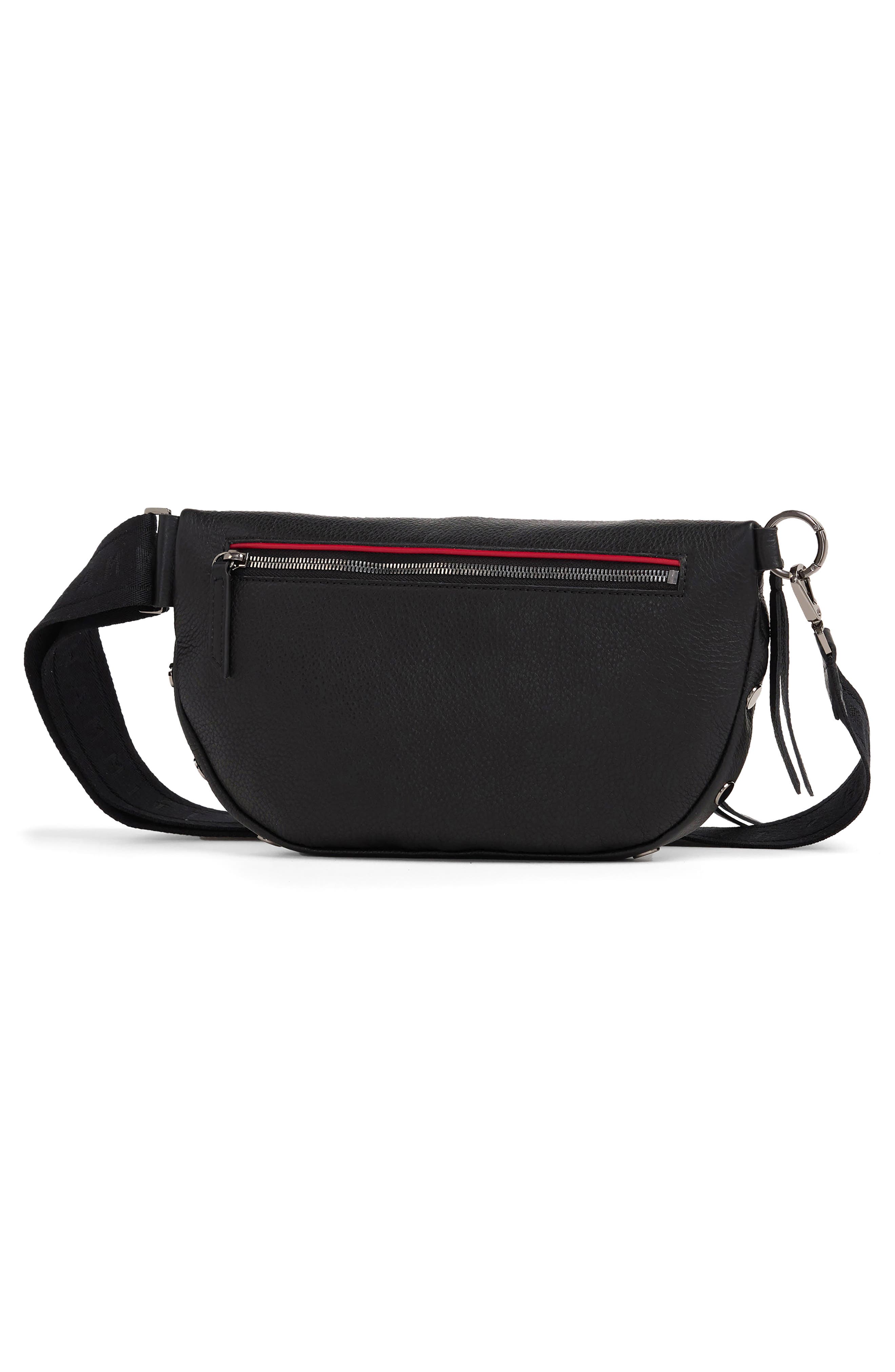 HAMMITT Charles Extra Large Crossbody Bag, Alternate, color, Black/ Gunmetal