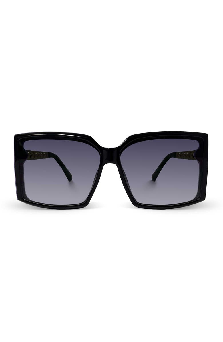 Youzey The Farrah Sunglasses, Main, color, Black