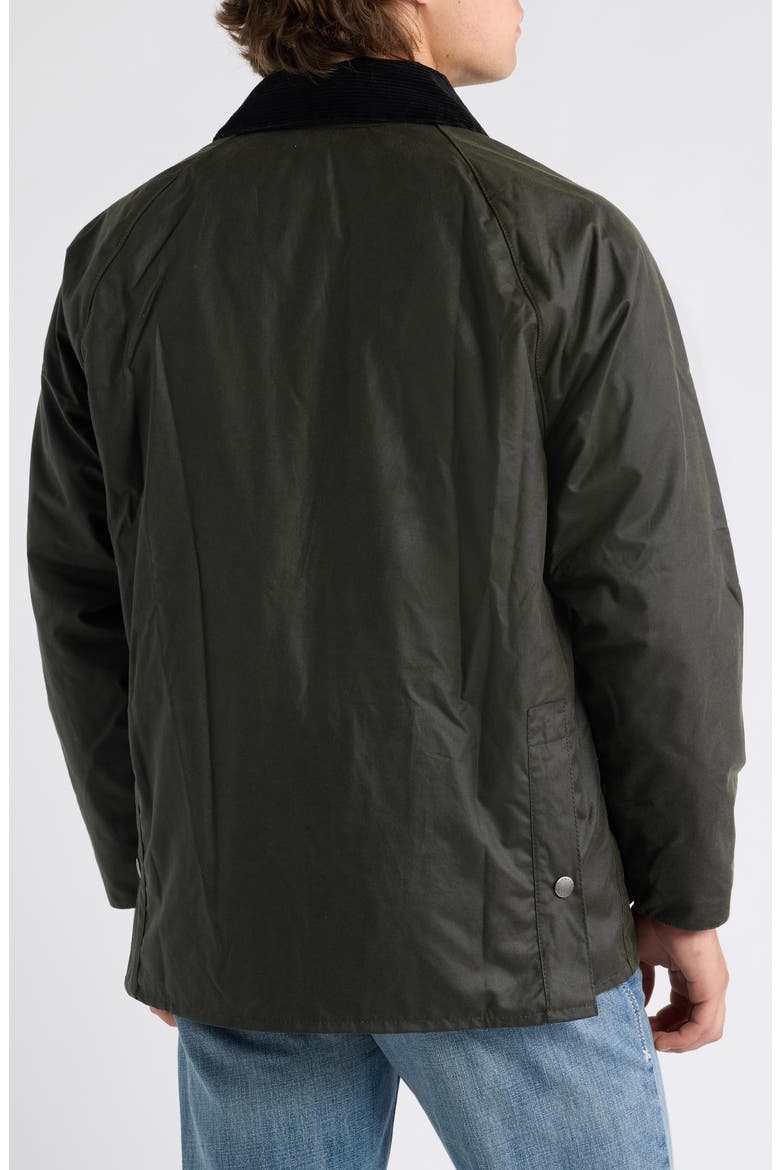 Bedale 125th Anniversary Waxed Cotton Jacket, Alternate, color, ARCHIVE OLIVE/ SEATTLE TARTAN