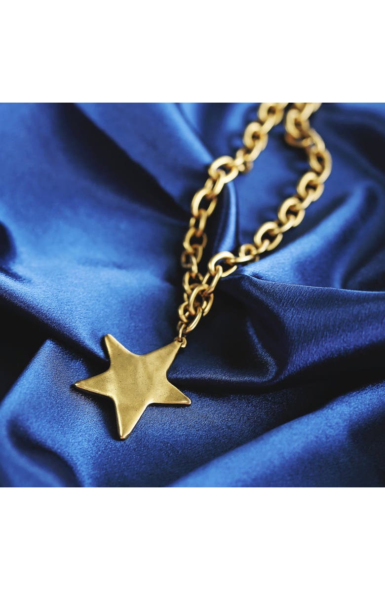 Bowood Lane Prescott Necklace, Alternate, color, Gold / Xlg Gold Star