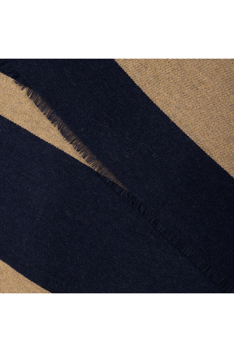 hotel logo ruana, Alternate, color, navy/camel