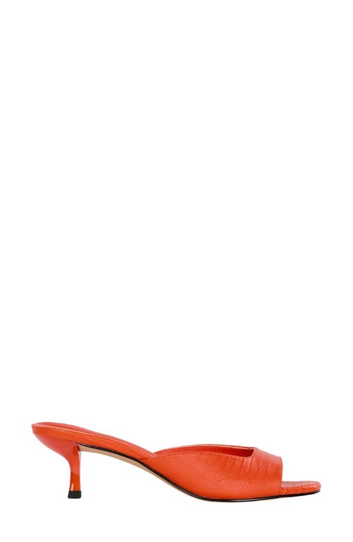 Katy Perry The Ladie Kitten Heel Slide Sandal In Flame