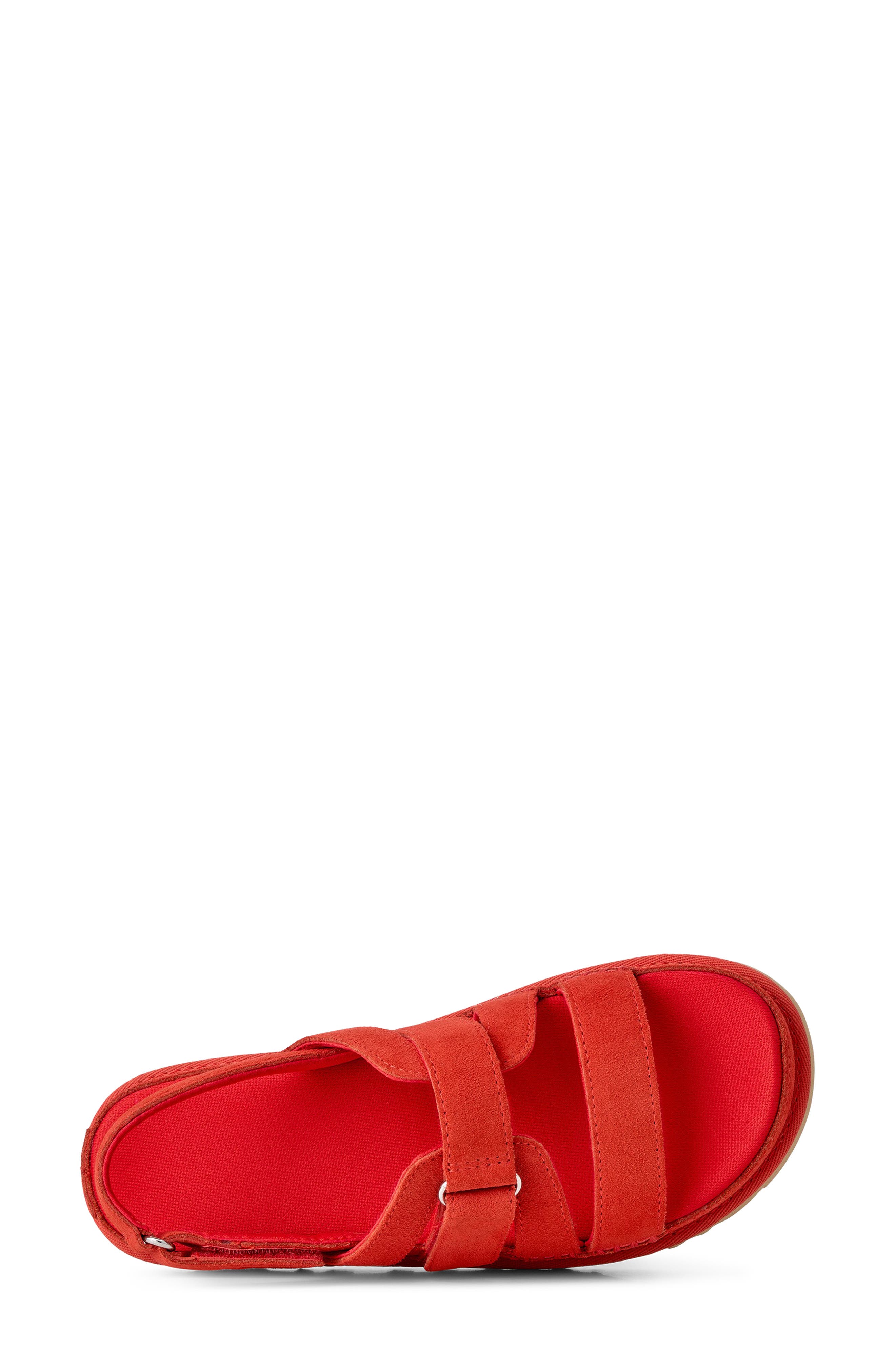 Goldenstar Gleam Sandal, Alternate, color, RED PEPPER