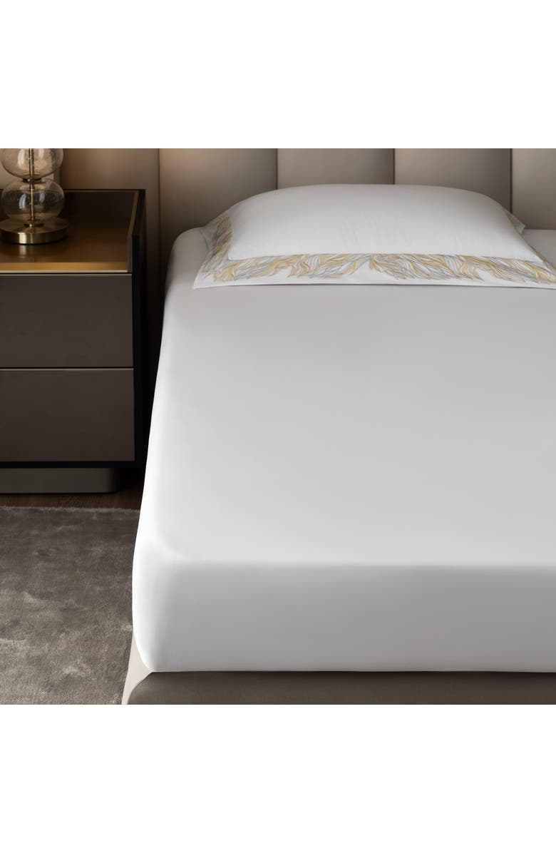 Togas Vellar fitted sheet, Main, color, White