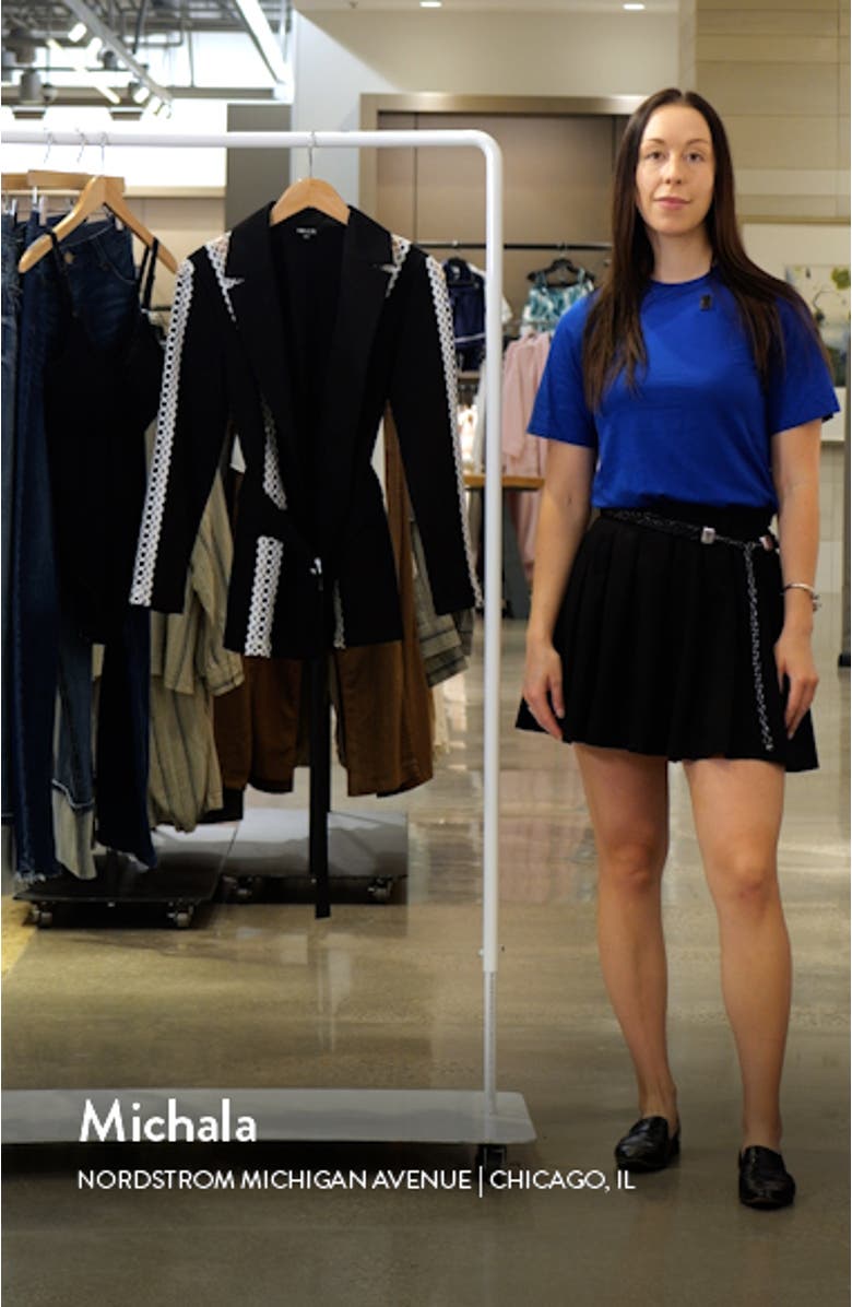 Heritage Eyelet Lace Stripe Jacket, sales video thumbnail