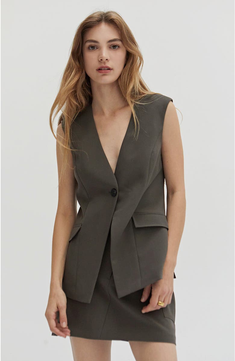 CRESCENT Tailored Suit Vest, Main, color,