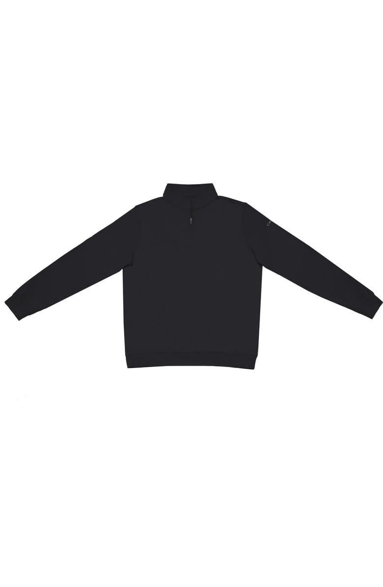 Castle Golf Performance Quarter Zip Pullover, Main, color, Black