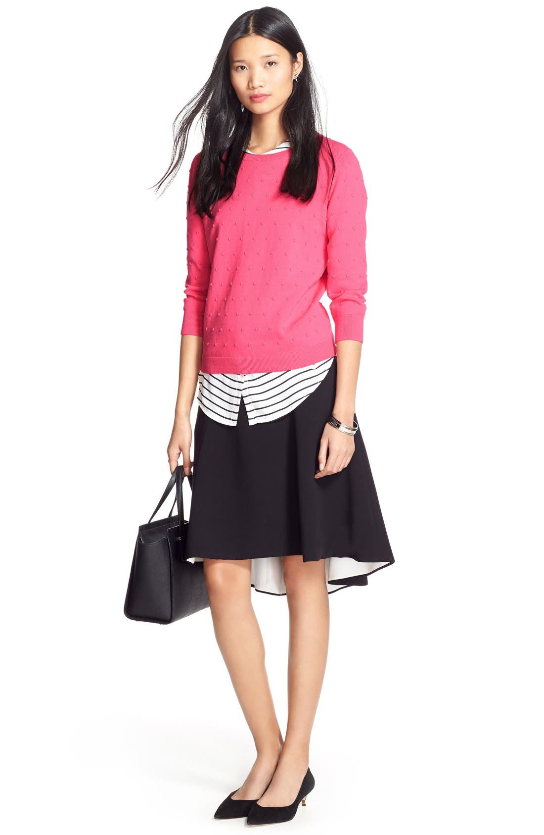 Kate Spade New York 'cedar street - small hayden' leather satchel, Alternate, color, 