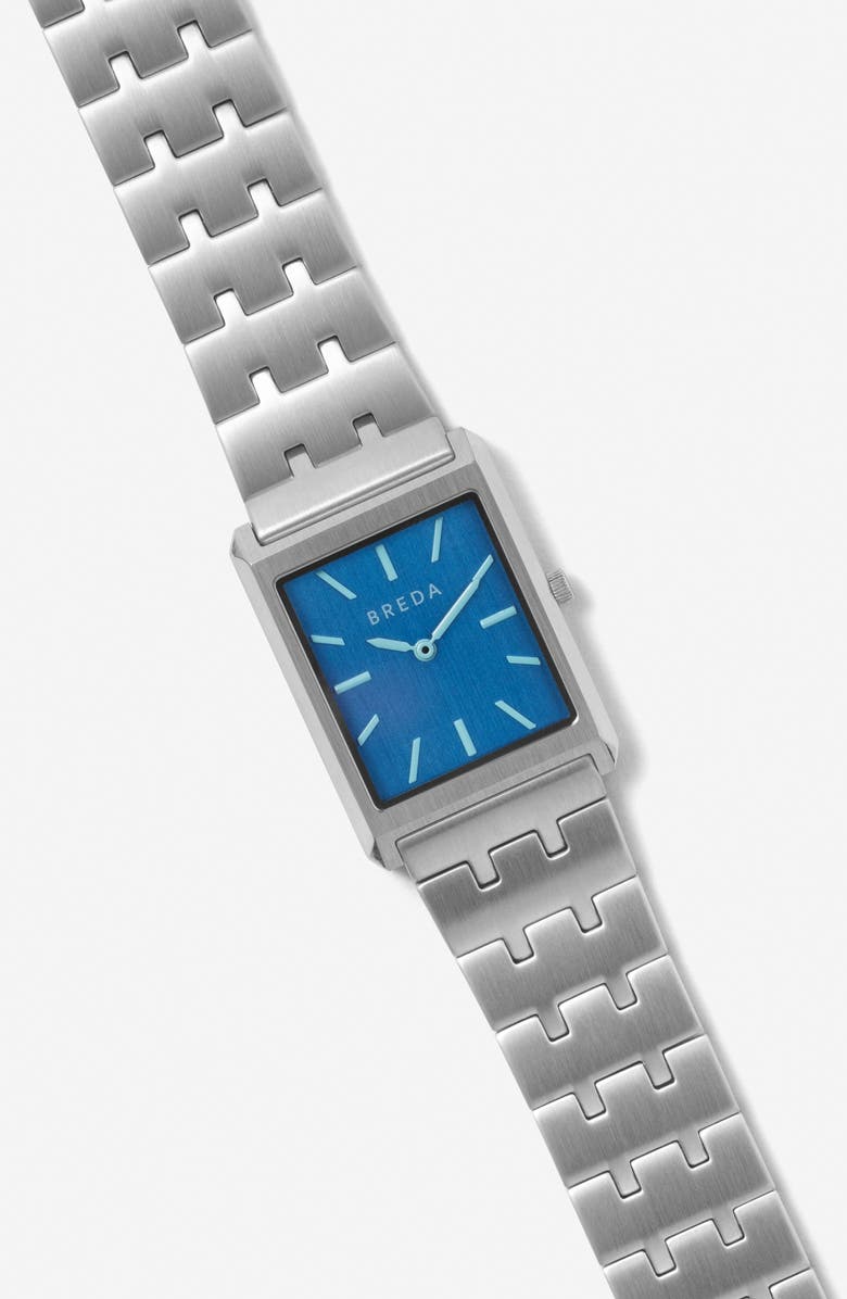 BREDA Virgil Bracelet Watch, 26mm, Alternate, color, Silver