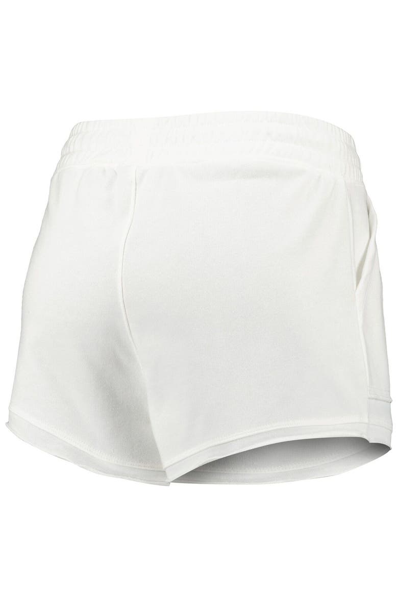 Women's Concepts Sport  White Brooklyn Nets Sunray Shorts, Alternate, color, White