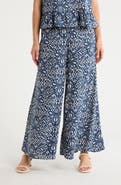 Vince Camuto Smocked Waist Wide Leg Pants