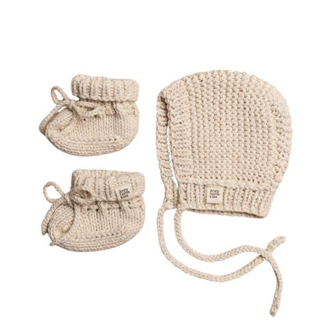 Bonnet & Booties Boho Set