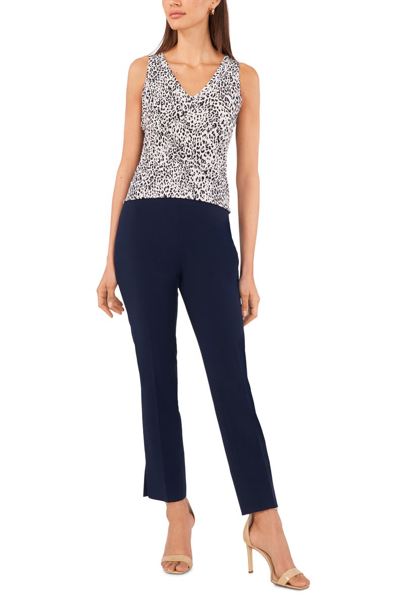 Halogen<sup>®</sup> V-Neck Split Back Tank Top, Alternate, color,