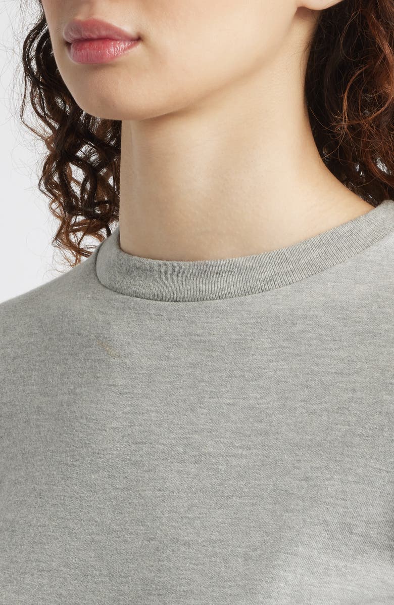 Re/Done Classic Crewneck T-Shirt, Alternate, color, Heather Grey