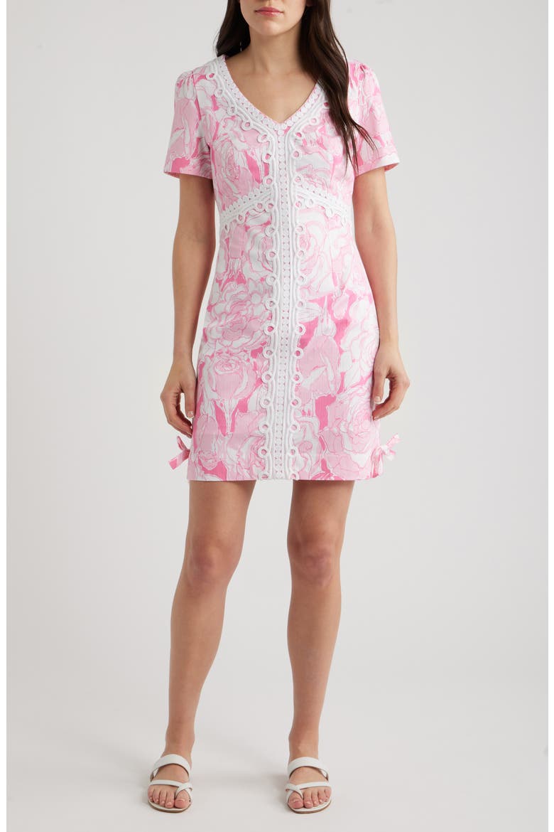 Evita Sheath Dress, Main, color, CONFETTI PINK ROSANNA