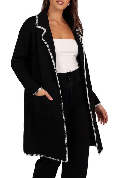 Oaklynn Whipstitched Sweater Coat