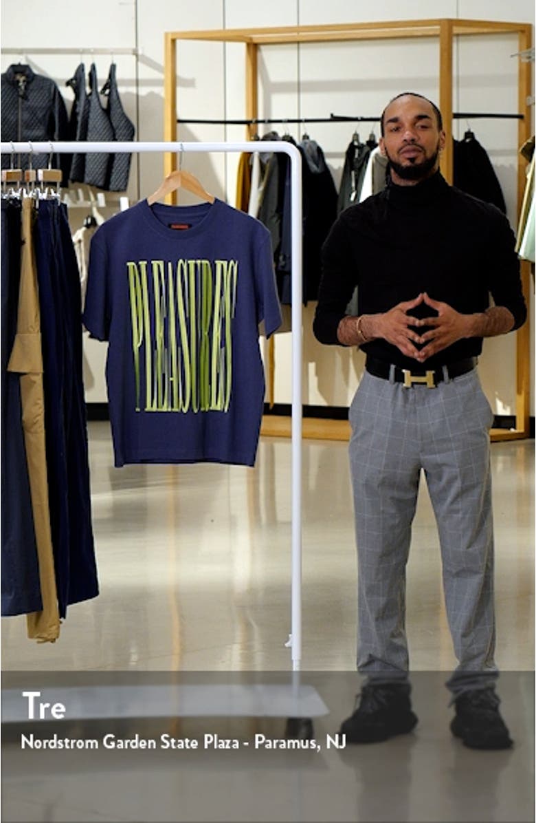 Heavyweight Stretch Logo Graphic T-Shirt, sales video thumbnail