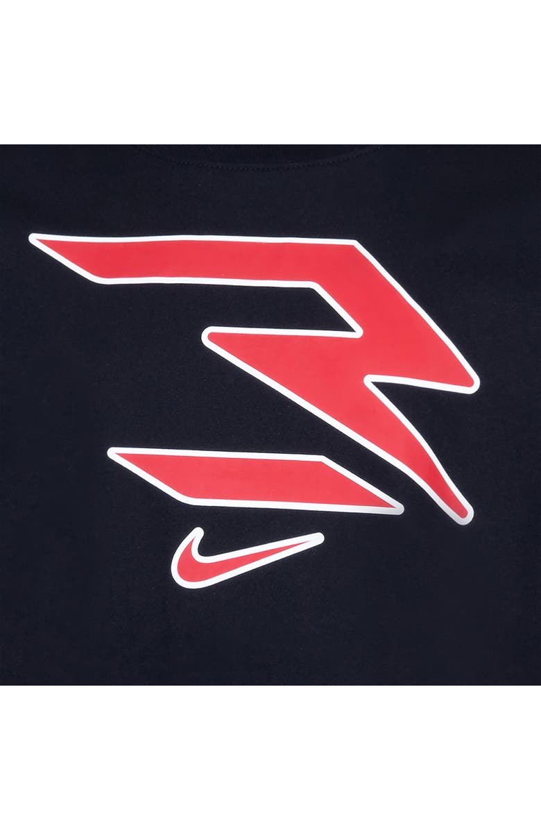 3 Brand Kids' Icon Logo Tee, Alternate, color, 