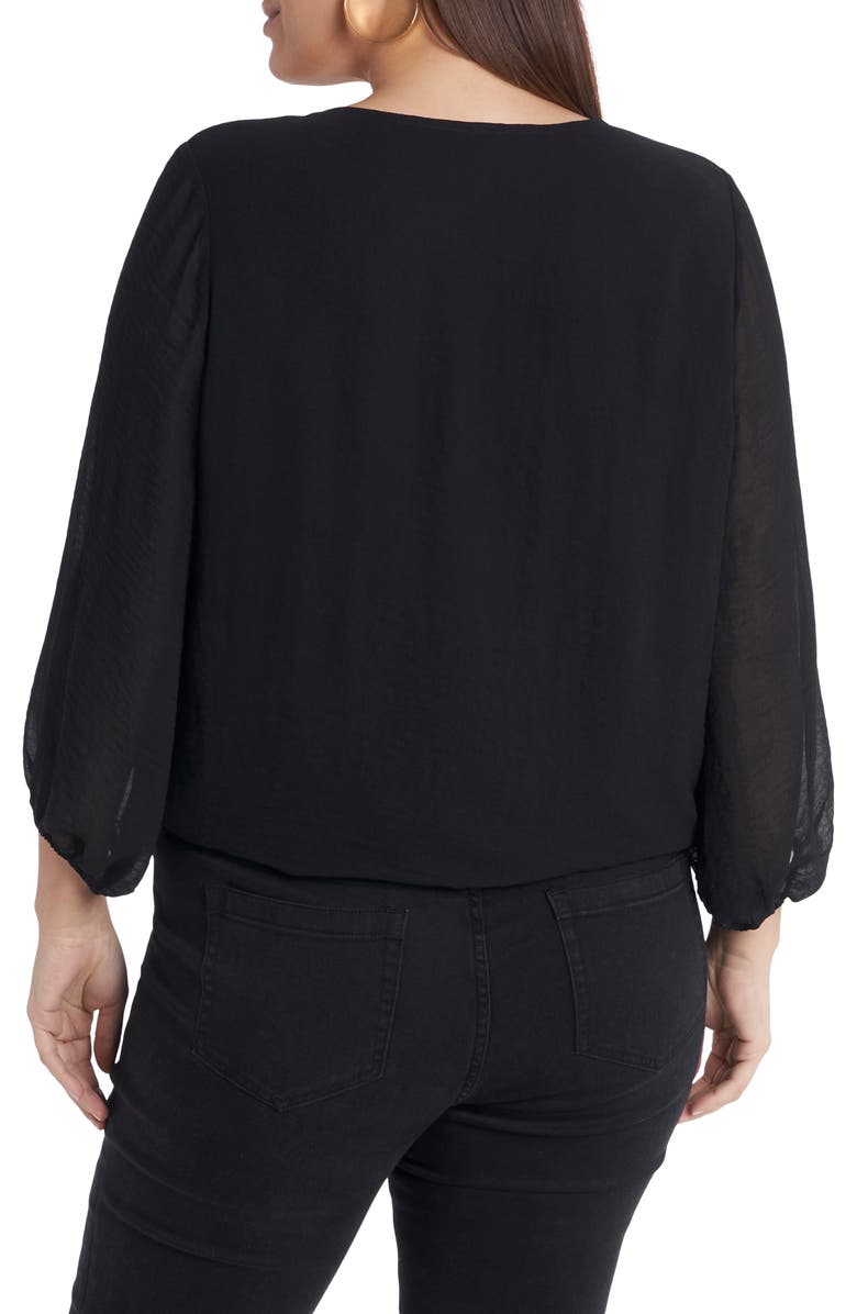 Vince Camuto Tie Front Rumpled Chiffon Blouse, Alternate, color,