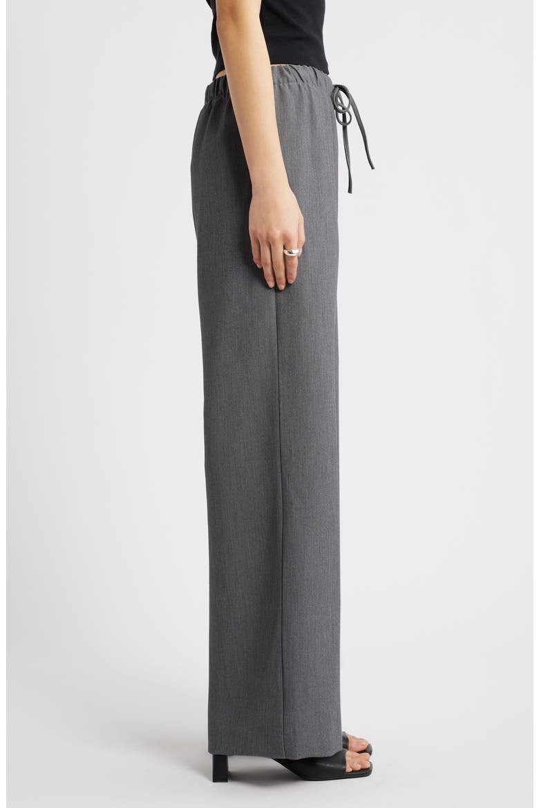 Icon Pull-On Wide Leg Pants, Alternate, color, GREY MAGNET