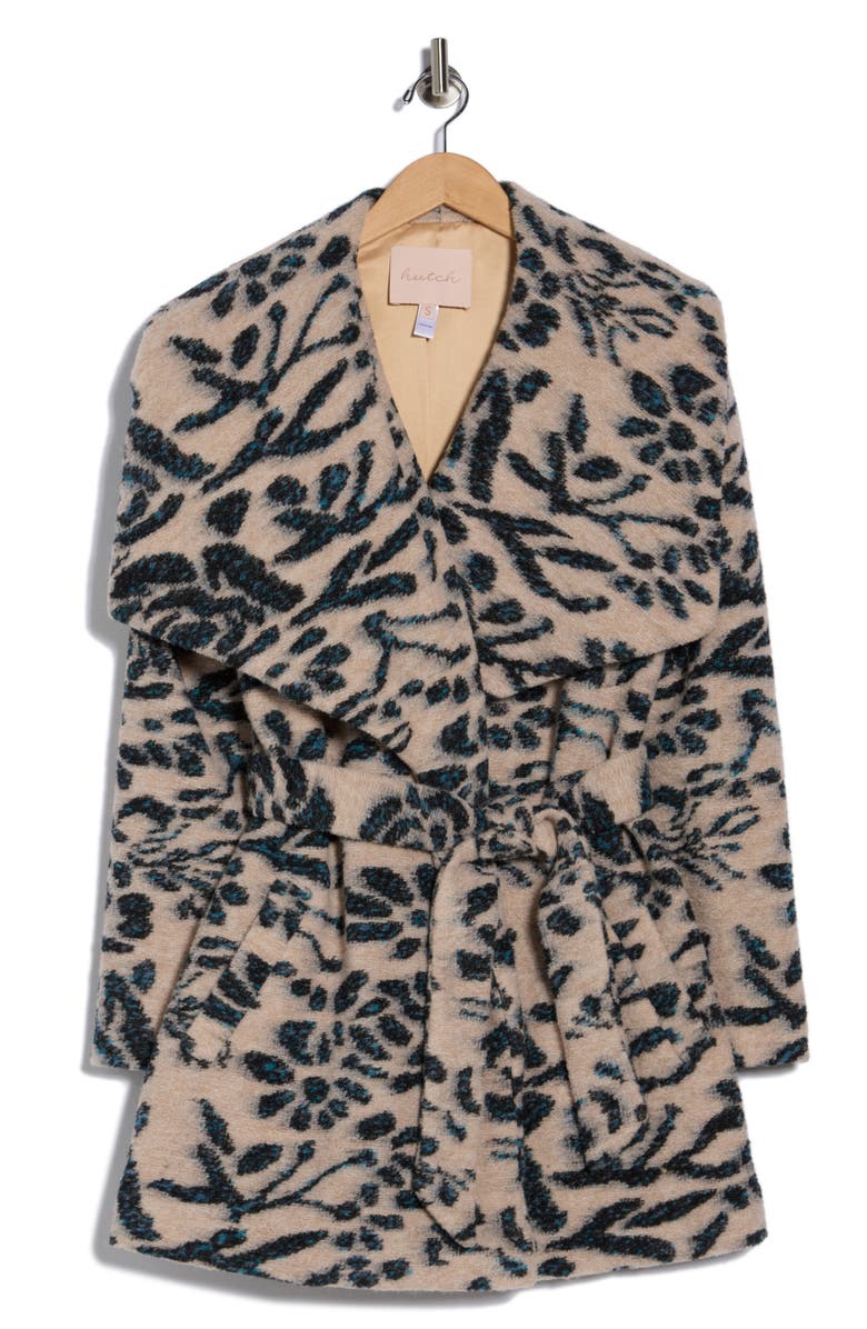 Hutch Dutton Coat, Main, color, Cream/ Black Rose