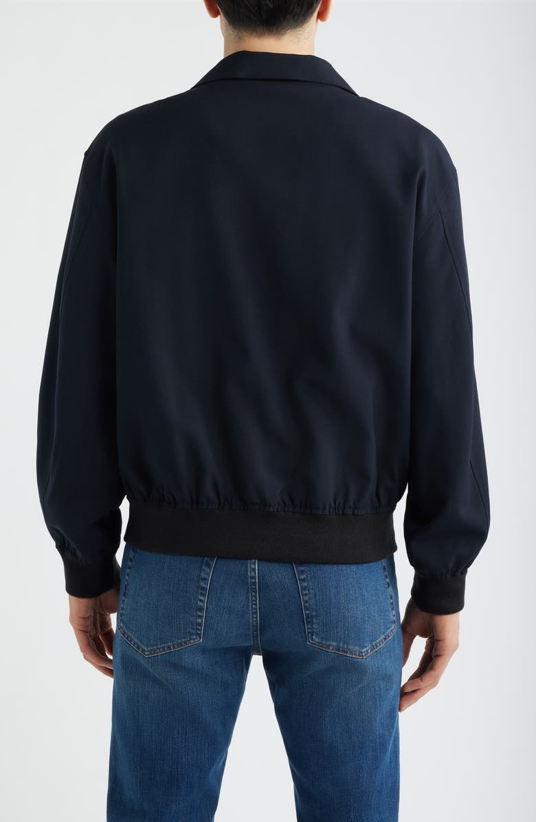 FRAME Wool Zip Jacket, Alternate, color, Dark Navy