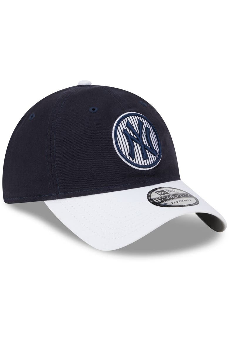 Youth New Era  Navy New York Yankees 2025 Batting Practice 9TWENTY Adjustable Hat, Alternate, color, Navy