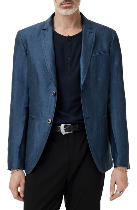 Allen Slim Fit Linen Blend Blazer