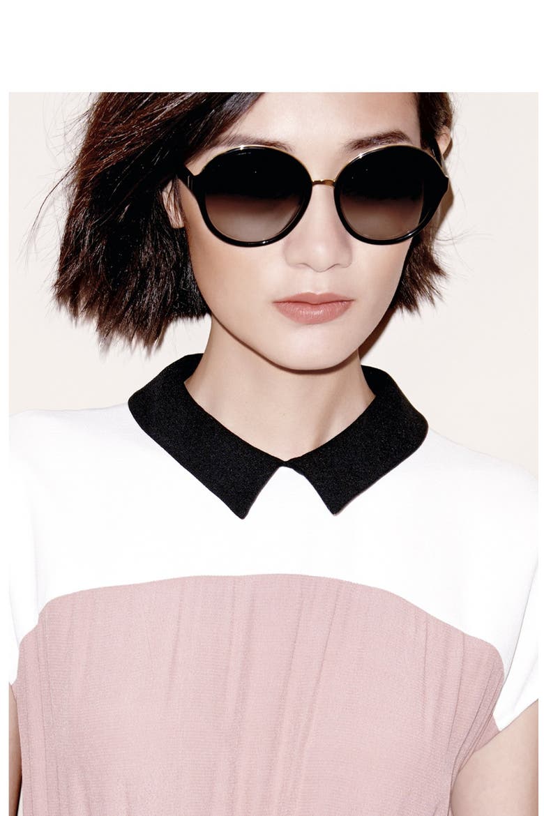 'bernadette' 58mm gradient sunglasses, Alternate, color, TORTOISE