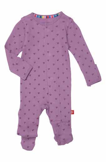 Magnetic Me Pink Ribbon Waffle Magnetic Footie