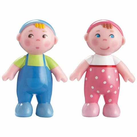 Little Friends Babies Marie 
Max - 2.5" Twin Baby Dollhouse Toy Figures (2 Piece Set)