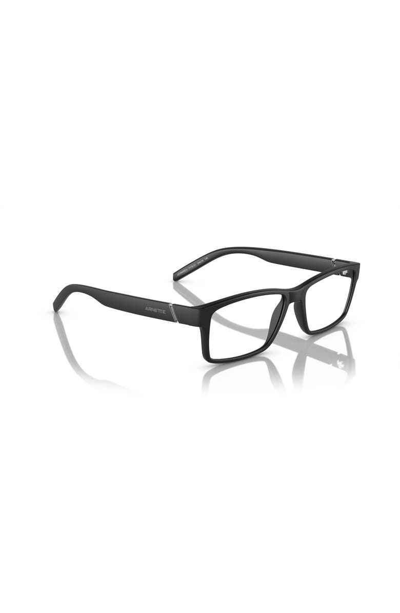 ARNETTE 54mm Rectangle optical glasses, Alternate, color, Black