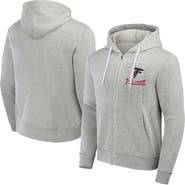 NFL X DARIUS RUCKER Men's NFL x Darius Rucker Collection by Fanatics Heather Gray Atlanta Falcons Domestic Full-Zip Hoodie