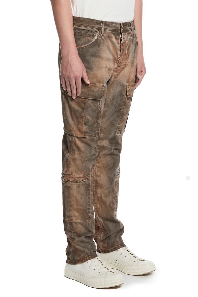 Tapered Stretch Twill Cargo Pants, Alternate, color, WALLACE