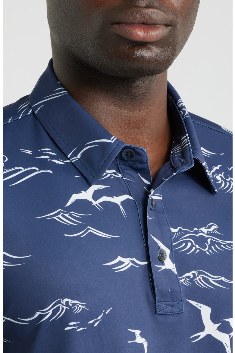 Huakai Brrr° Performance Polo, Alternate, color, NAVY