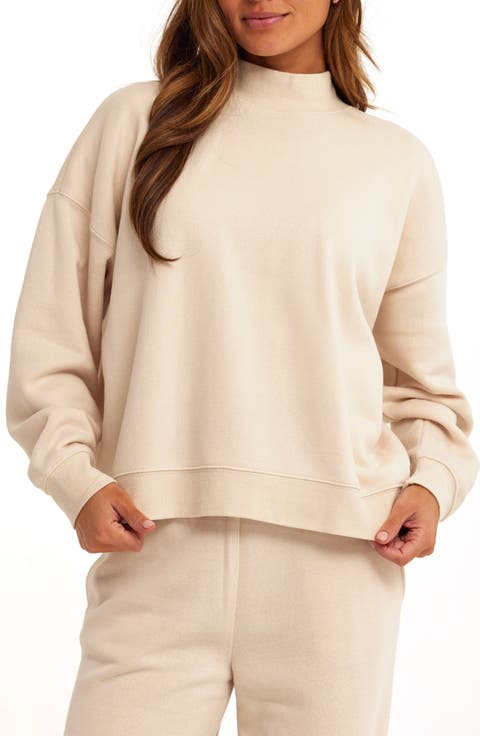 Karlie Heathered Fleece Sweatshirt