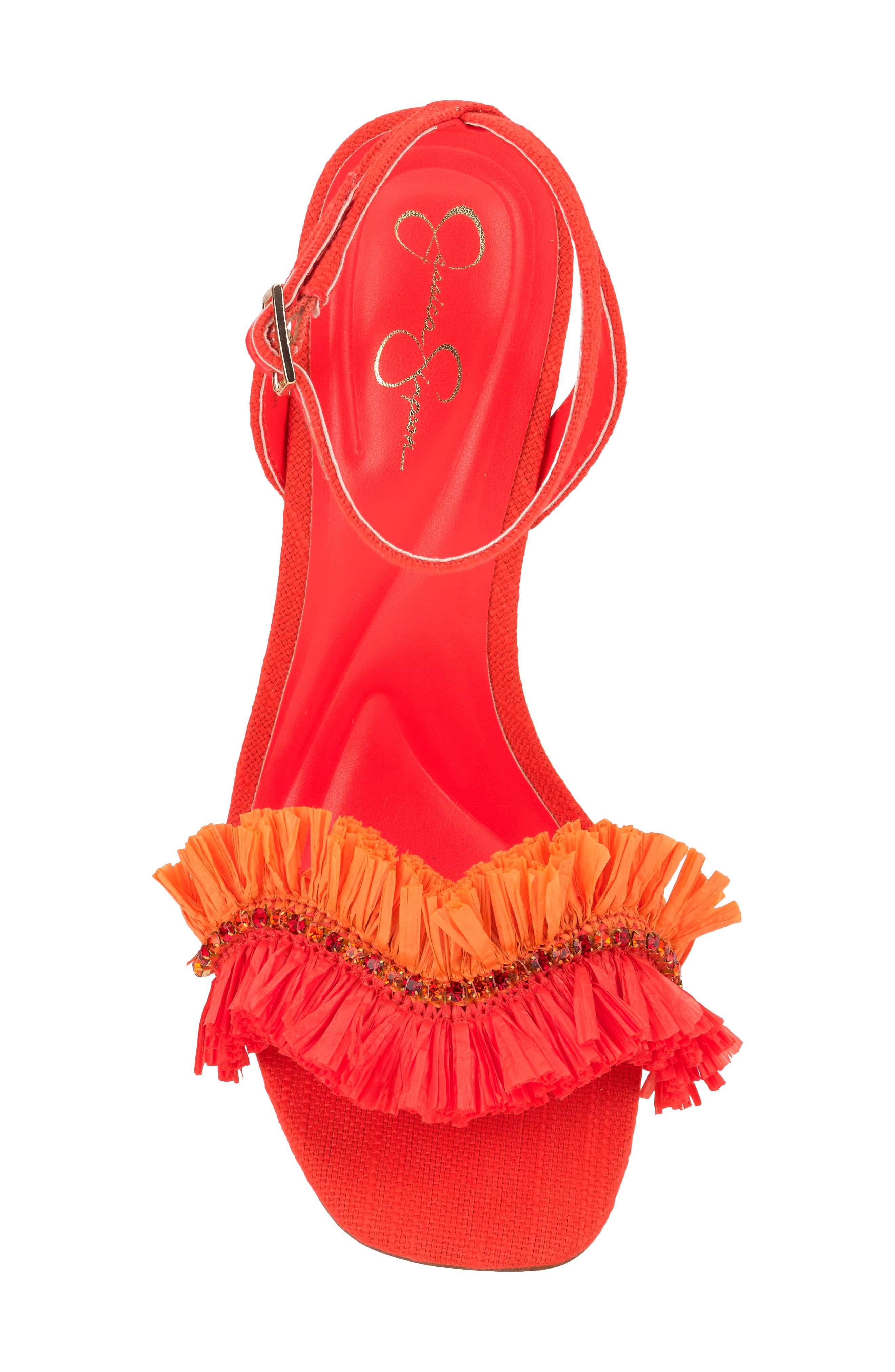 Omiena Ankle Strap Sandal, Alternate, color, ORANGE 01