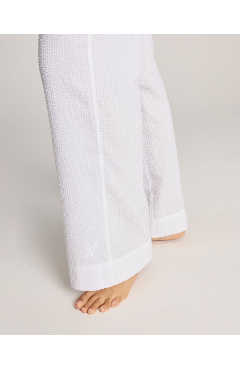 Nudea The Seersucker Button Long Pant, Alternate, color, White