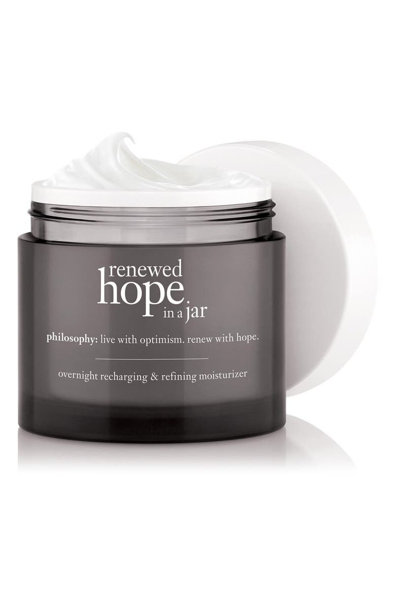 philosophy renewed hope in a jar overnight recharging & refining moisturizer, Main, color, 