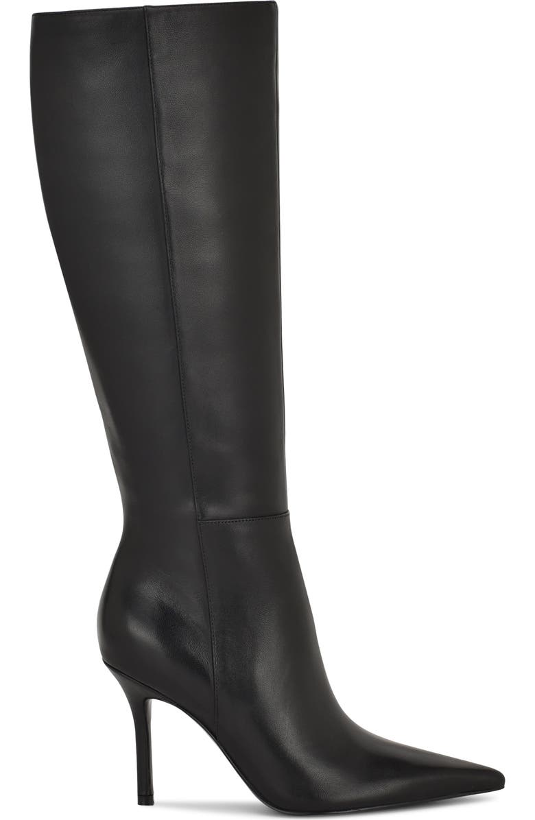 Nine West Gerty Pointed Toe Knee High Boot, Alternate, color, Black 002
