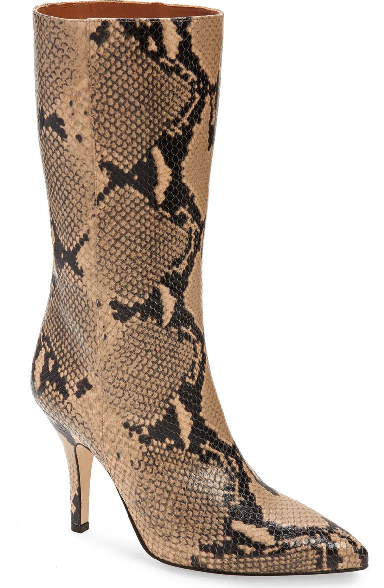 Paris Texas Python Embossed Boot, Main, color,