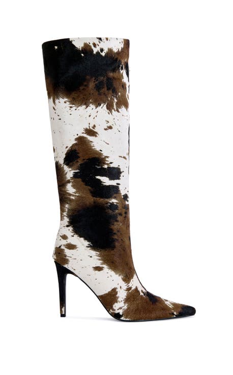 Syreali Genuine Leather Stiletto Boot