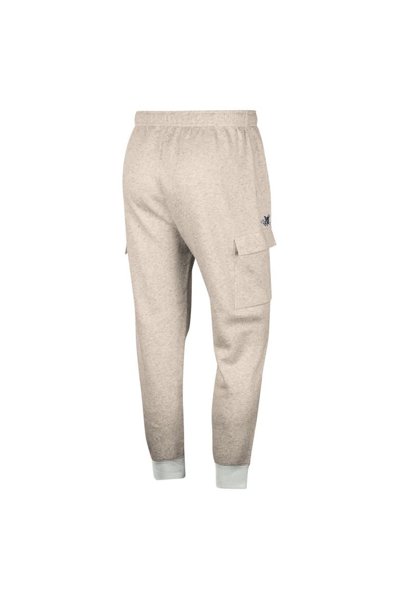 Men's Nike Oatmeal Iowa Hawkeyes Club Cargo Jogger Pants, Alternate, color, Heather Gray