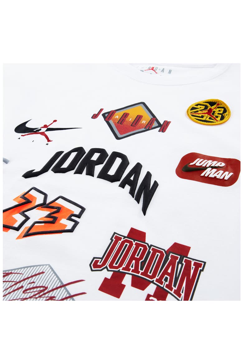 Kids' Dynasty Patch Graphic T-Shirt, Alternate, color, WHITE