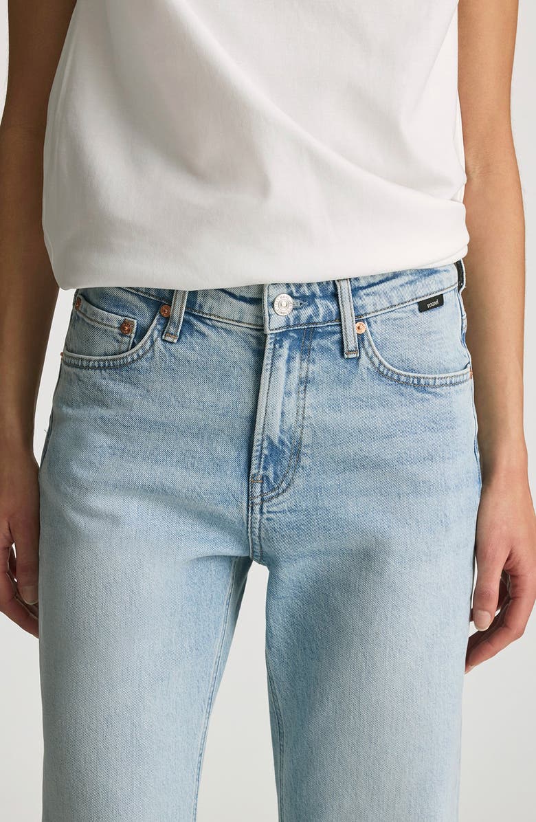 Mavi Jeans Taylor High Waist Relaxed Straight Leg Jeans, Alternate, color, 