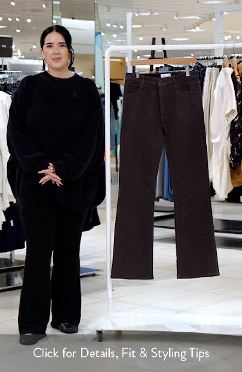 The Reboot Coated High Waist Bootcut Jeans, sales video thumbnail