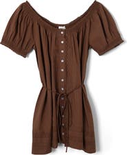 Damson Madder Jayne Organic Cotton Minidress
