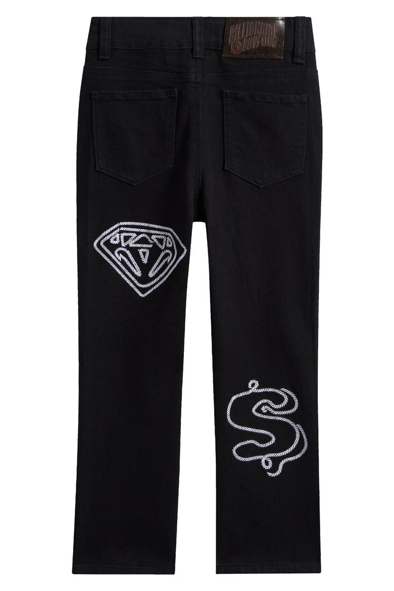 Kids' BB West Jeans, Alternate, color, BLACK